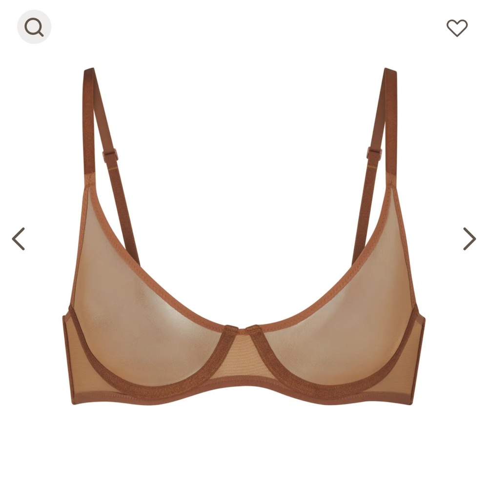 SKIMS ULTRA FINE MESH BRA